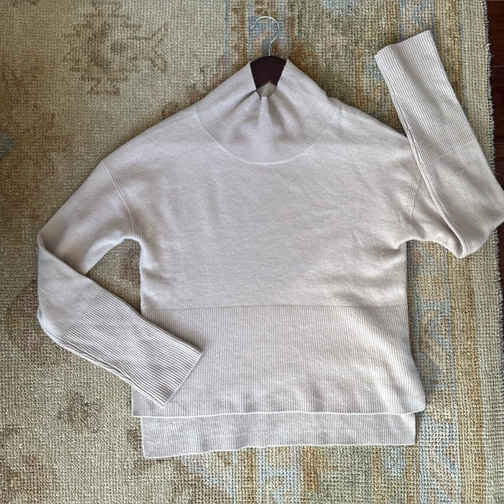 Naadam cashmere mock neck sweater, Size S